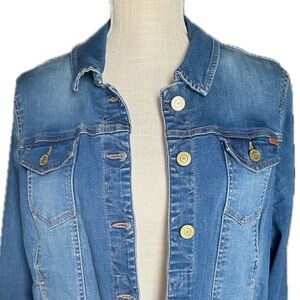 Isaac Mizrahi Cropped Denim Jacket